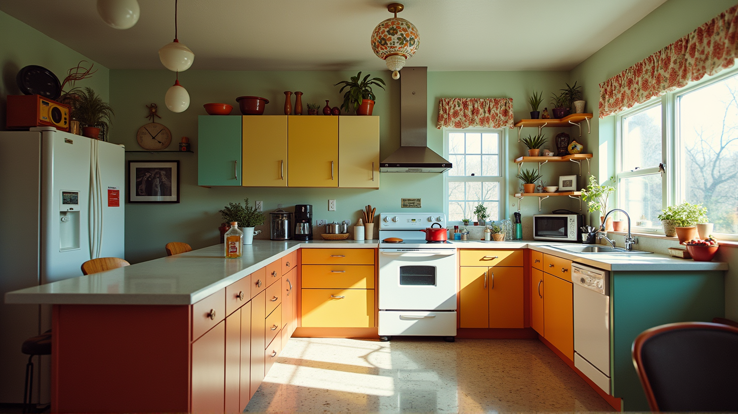 From Retro to Revival: 1970s Kitchen Revamps on a Shoestring Budget